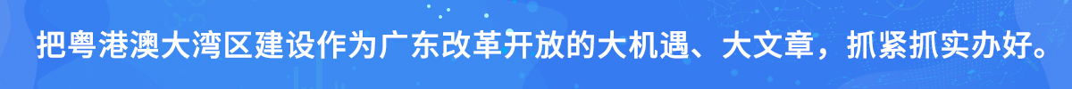 把粤港澳大湾区建设作为广东改革开放的大机遇、大文章，抓紧抓实办好。