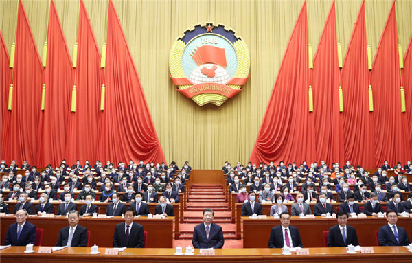 十三届全国政协四次会议在北京开幕习近平出席会议祝贺广东省人民政府