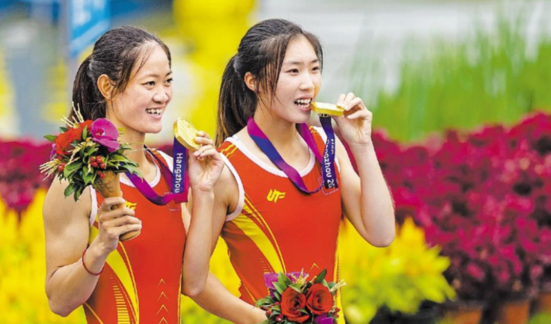 广东健儿赢得亚运首金