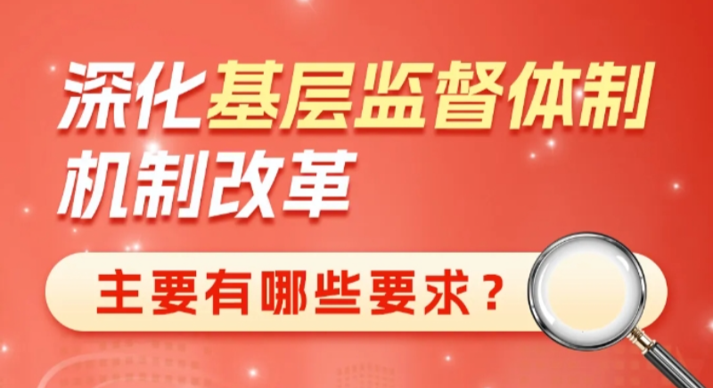 深化基层监督体制机制改革主要有哪些要求？