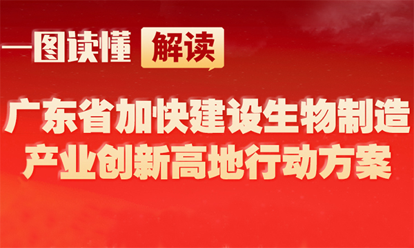 一图读懂广东省加快建设生物制造产业创新高地行动方案