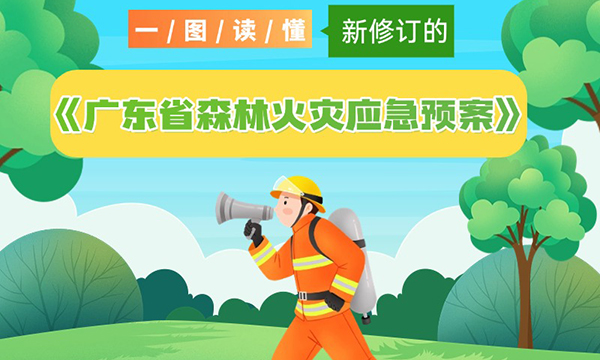一图读懂新修订的《广东省森林火灾应急预案》