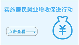 实施居民就业增收促进行动