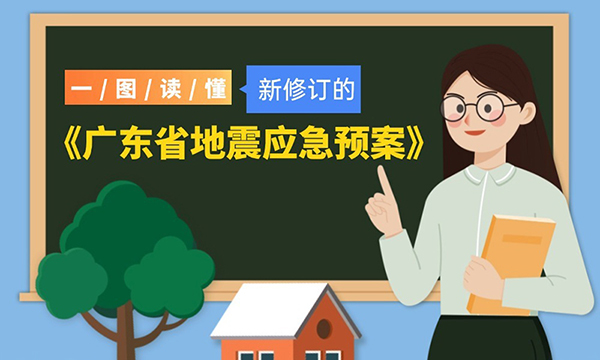 一图读懂新修订的《广东省地震应急预案》